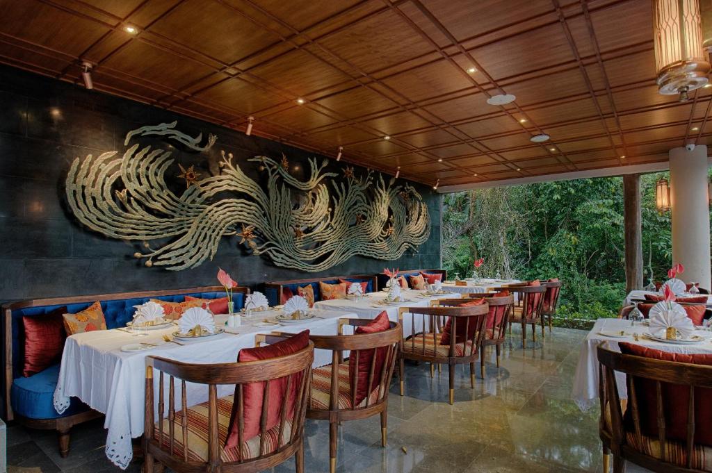 Restaurace v ubytování Natya Resort Ubud