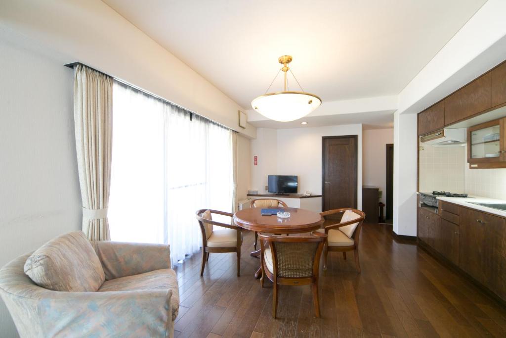 TV a/nebo společenská místnost v ubytování Kishutetsudo Karuizawa Hotel