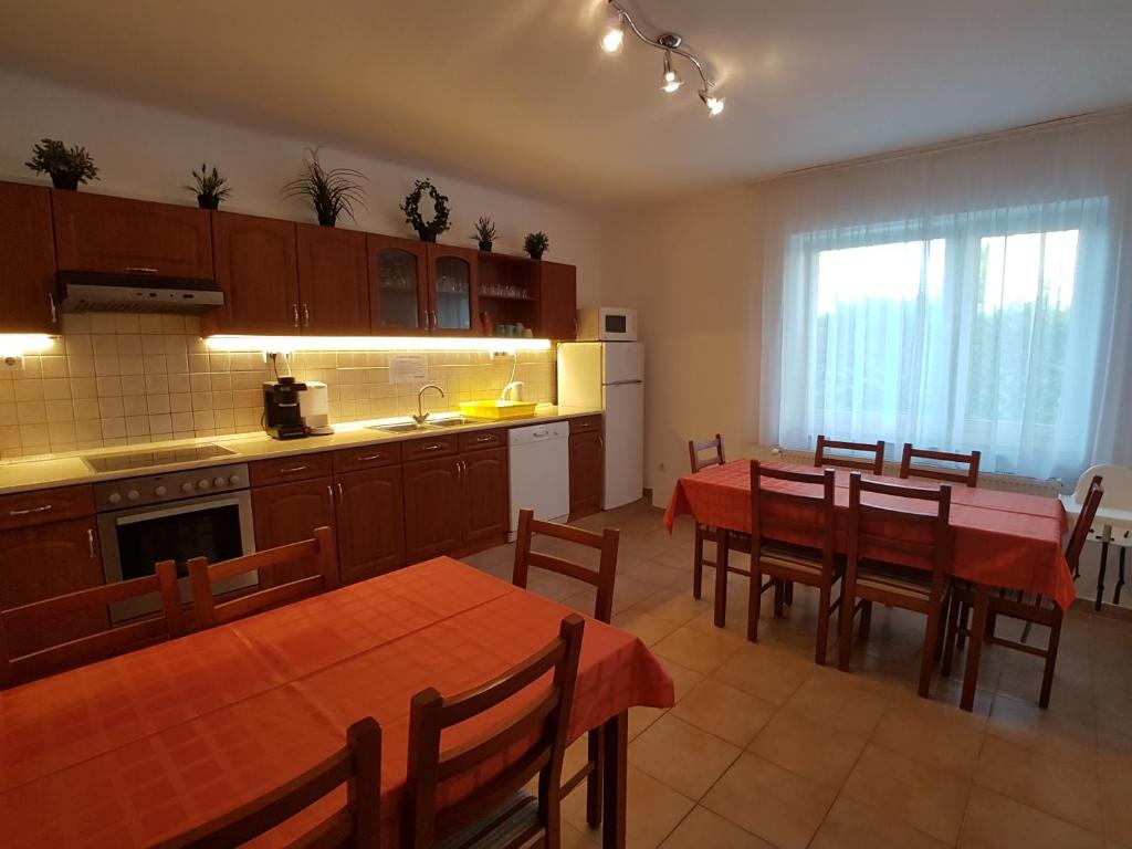 Kuchyň nebo kuchyňský kout v ubytování Babi Guesthouse - Babi Vendégház