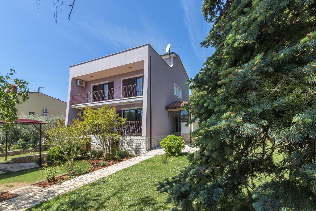 Zahrada ubytování Apartments Oskar