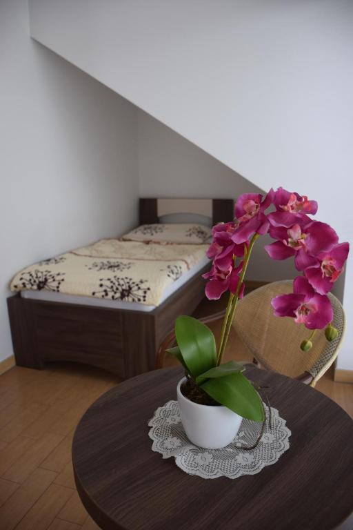 Postel nebo postele na pokoji v ubytování Hostel Novak