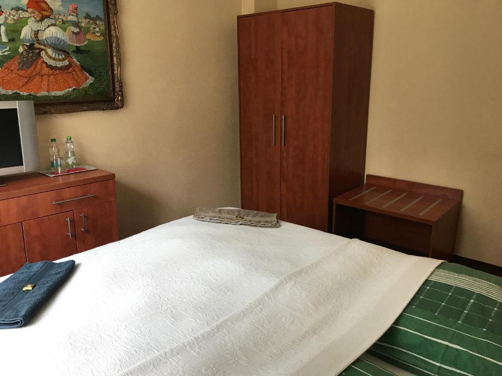 Postel nebo postele na pokoji v ubytování Chata Rosa
