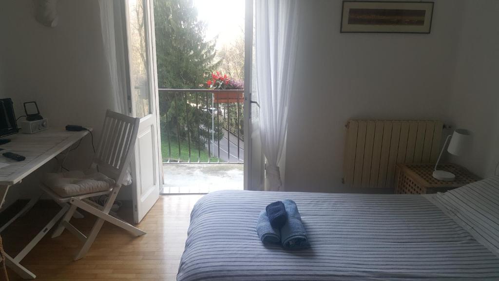Postel nebo postele na pokoji v ubytování B&B I Ghiri