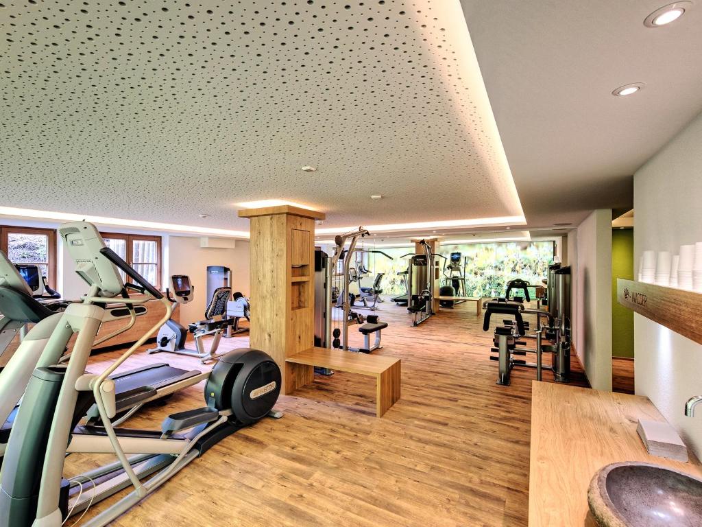 Fitness centrum a/nebo fitness zařízení v ubytování Hotel Die Krone - Immenstadt-Stein
