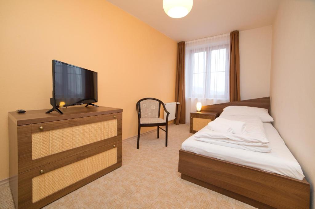 Krevet ili kreveti u jedinici u okviru objekta Hotel Art