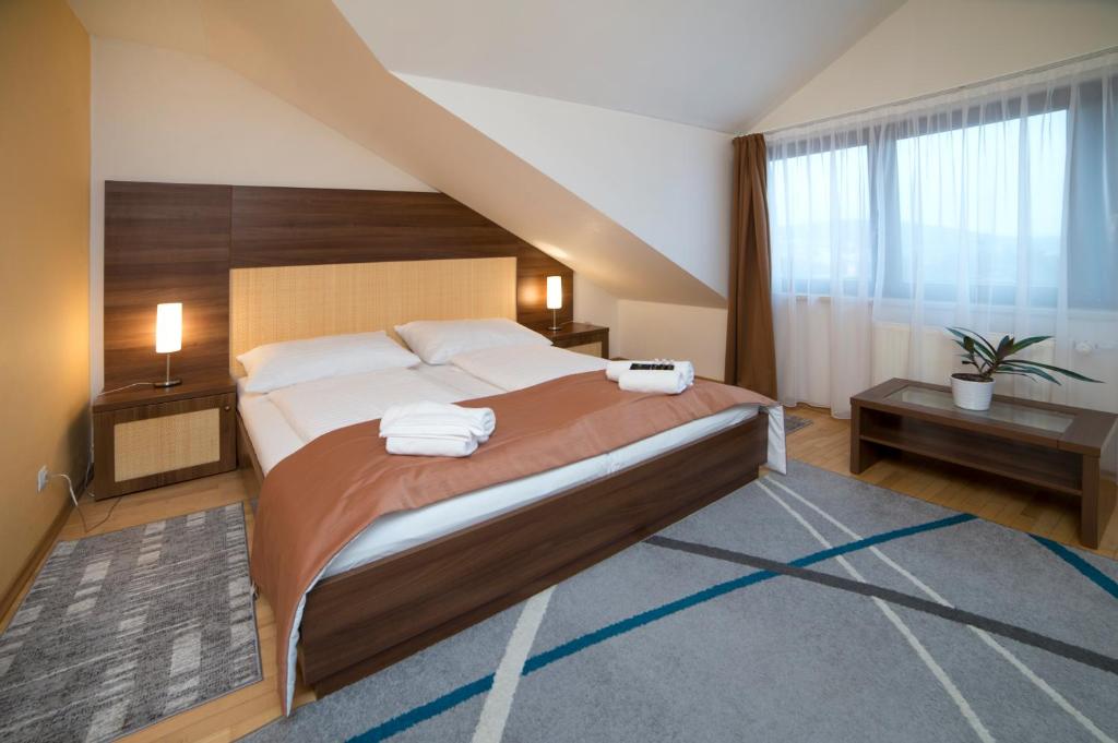 Krevet ili kreveti u jedinici u okviru objekta Hotel Art