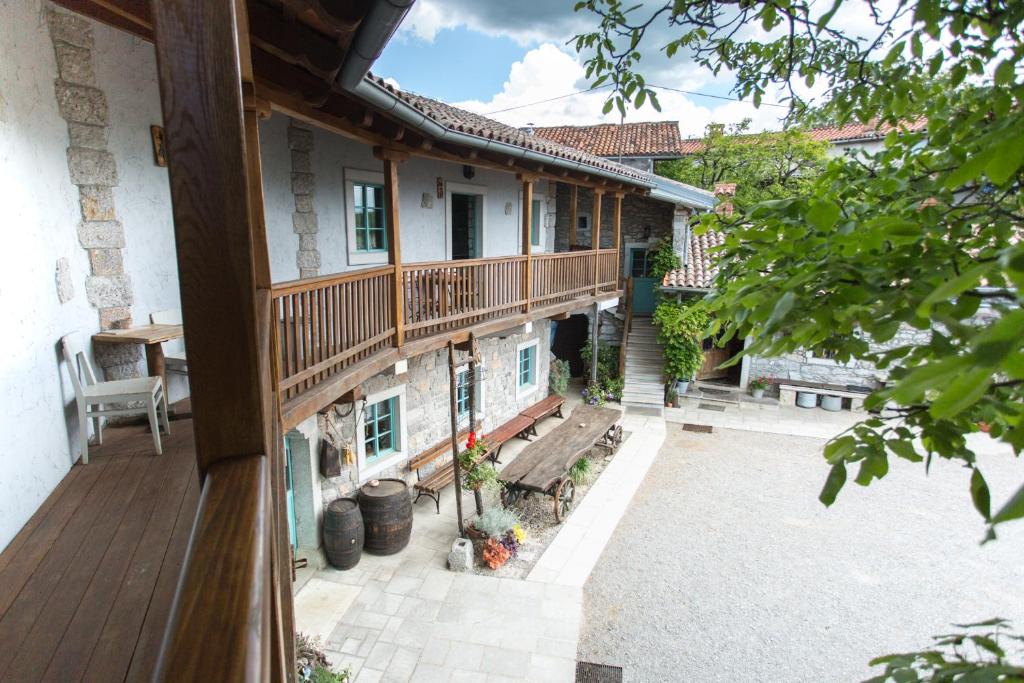 Balkón nebo terasa v ubytování Apartments Valentinus 1800