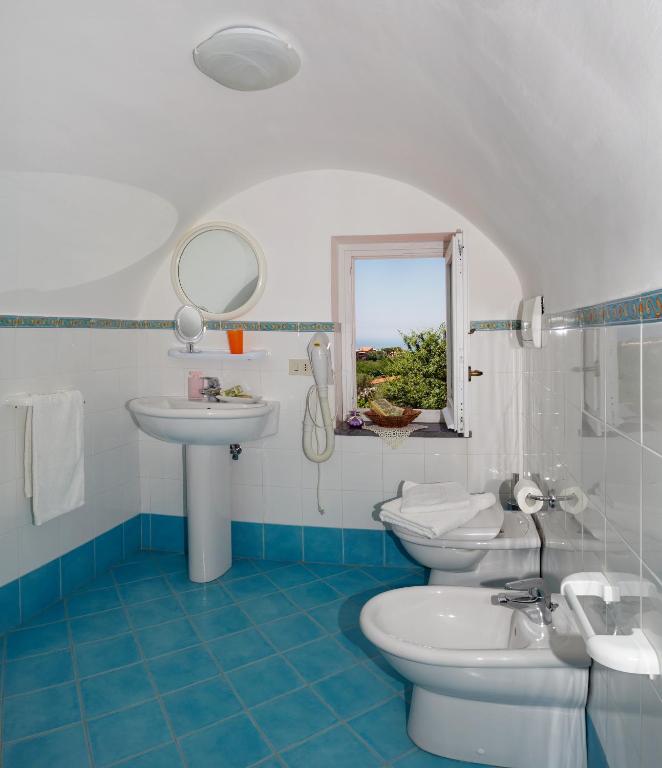 Koupelna v ubytování B&B Cassiopea