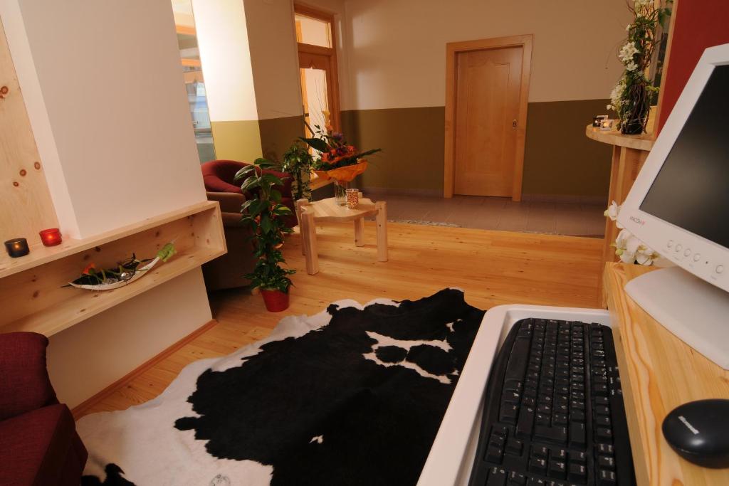 TV a/nebo společenská místnost v ubytování Hotel Tauernstern