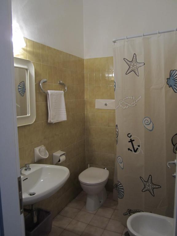 Koupelna v ubytování Hotel Piccola Firenze