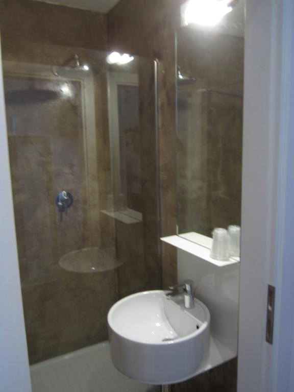 Koupelna v ubytování Hotel Piccola Firenze