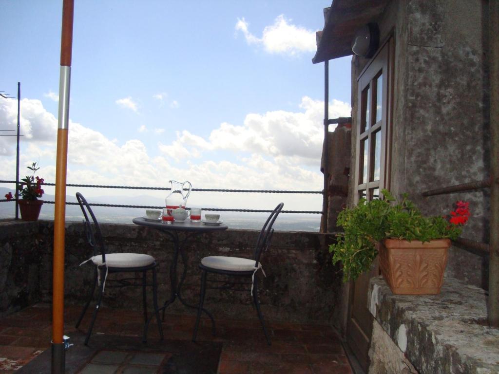 Balkón nebo terasa v ubytování Locanda Antico Borgo