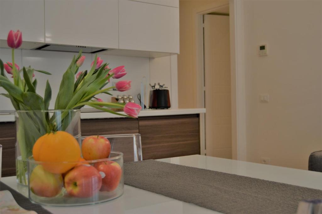 Kuchyňa alebo kuchynka v ubytovaní Opera 19 Luxury Apartment