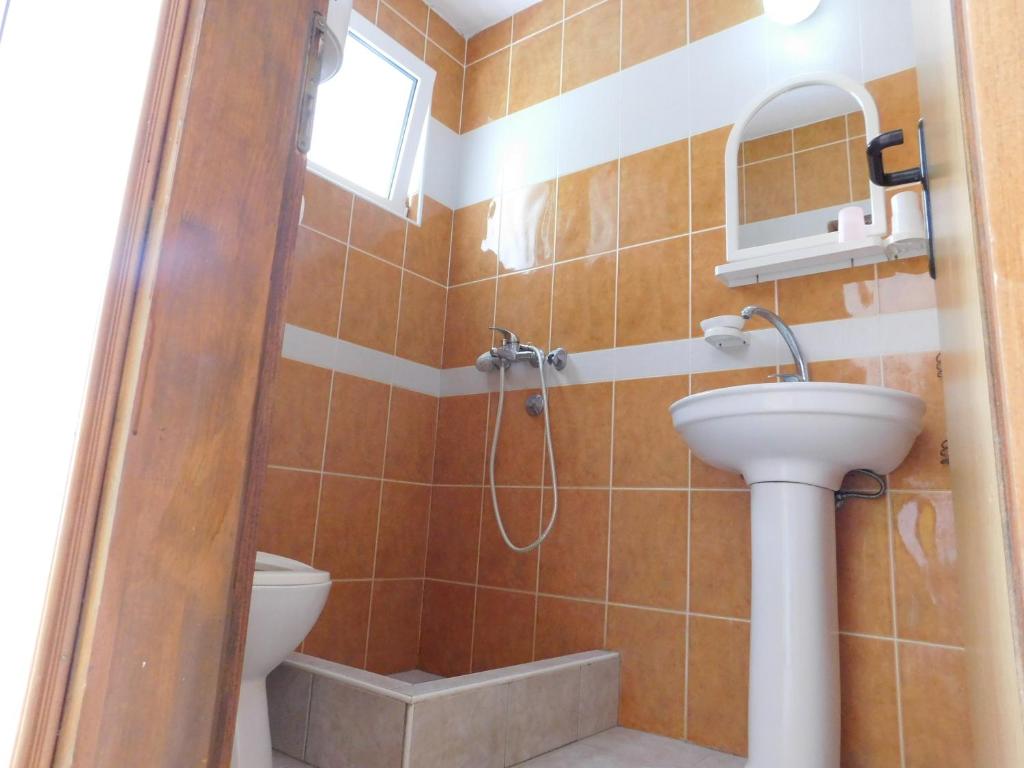 Koupelna v ubytování Vila Rada