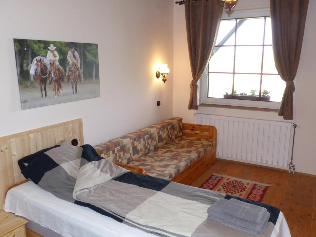 Postel nebo postele na pokoji v ubytování Walter Ranch