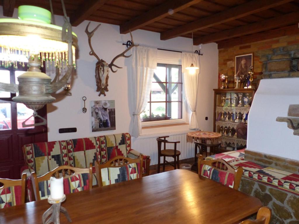 Posezení v ubytování Walter Ranch