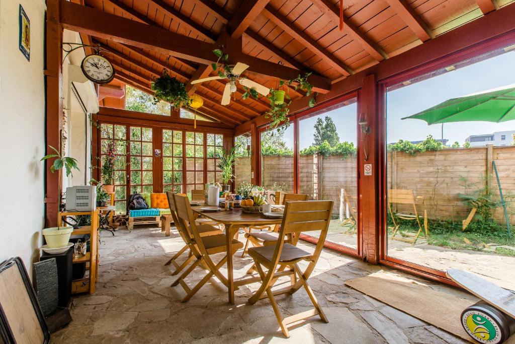 Patio nebo venkovní prostory v ubytování Nami House