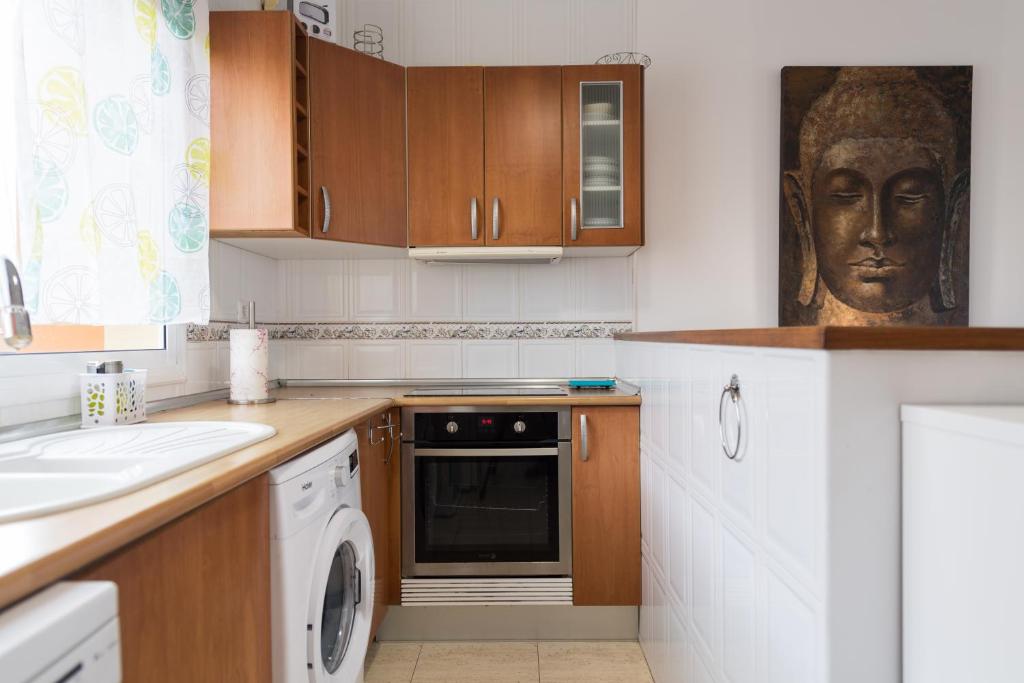 Kuchyň nebo kuchyňský kout v ubytování Casa Angel A3