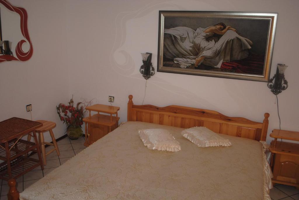 Postel nebo postele na pokoji v ubytování Vila Roza