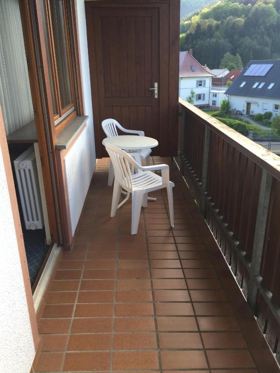 Balkón nebo terasa v ubytování Hotel Garni Schmieder’s Ochsen