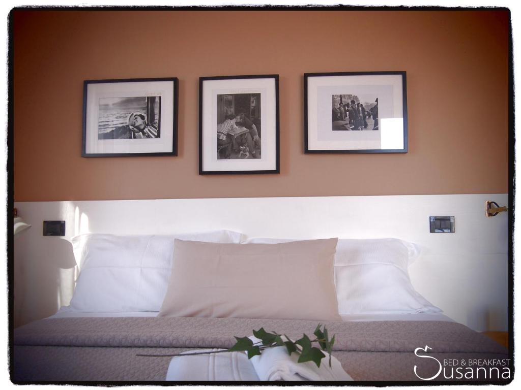 Postel nebo postele na pokoji v ubytování B&B Susanna