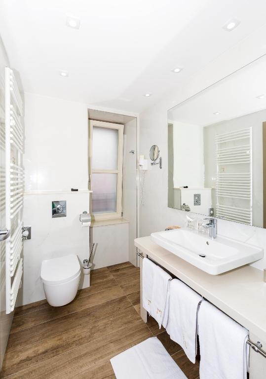 Koupelna v ubytování Hotel Marul