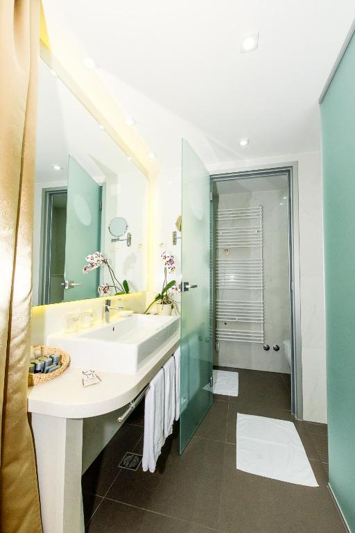 Koupelna v ubytování Hotel Marul