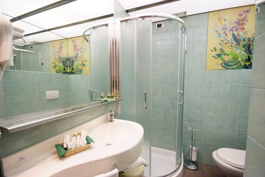 Ванная комната в Hotel Barcarola 2