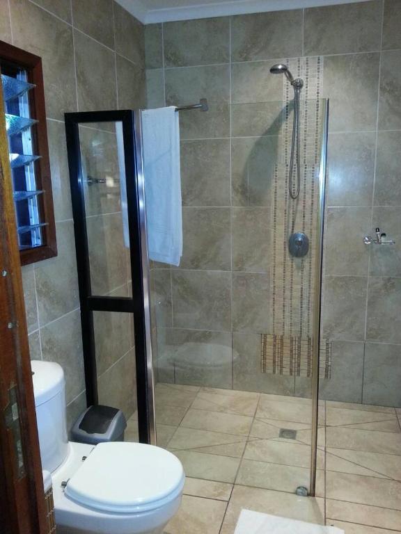 Koupelna v ubytování Planet Hotel HollyBum