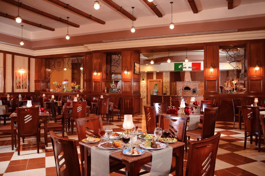 Restaurace v ubytování Pickalbatros Palace - Aqua Park Hurghada