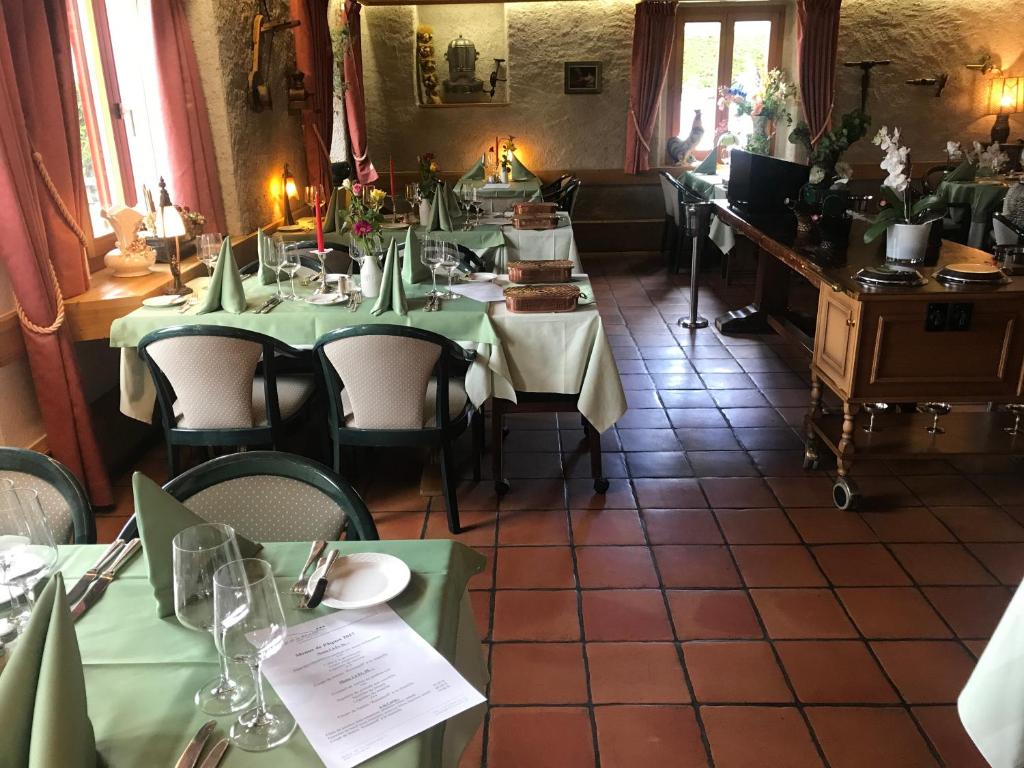 Restaurace v ubytování Auberge de la Réunion