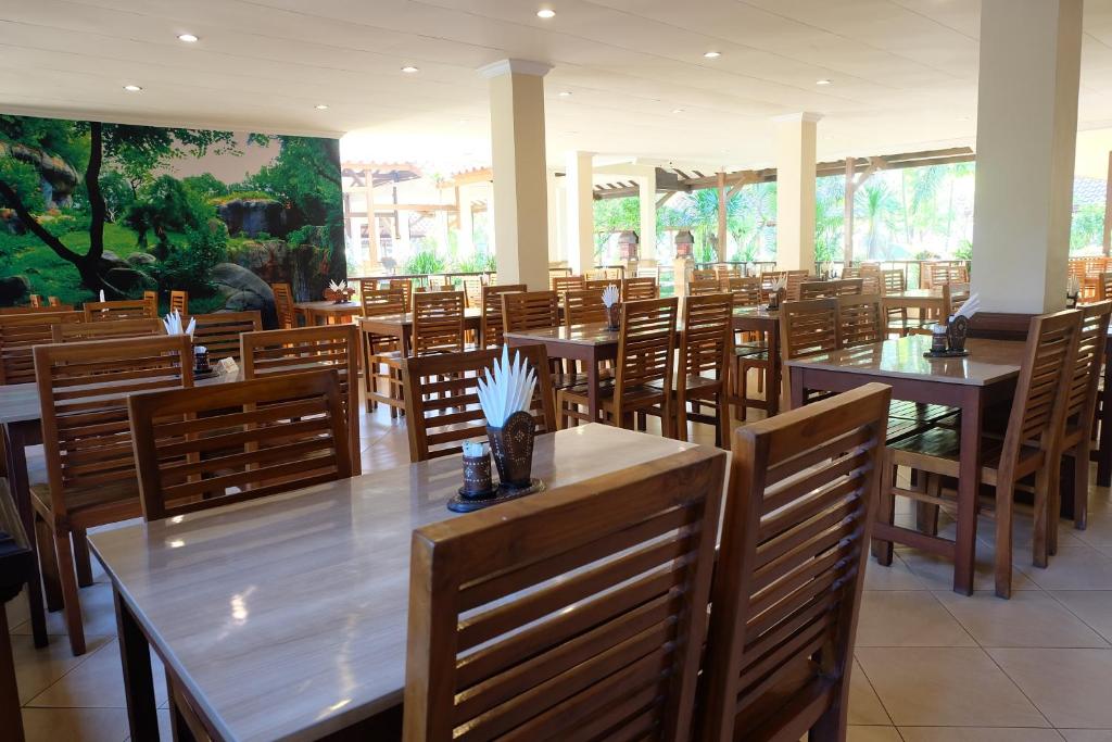 Restaurace v ubytování Lombok Garden Hotel
