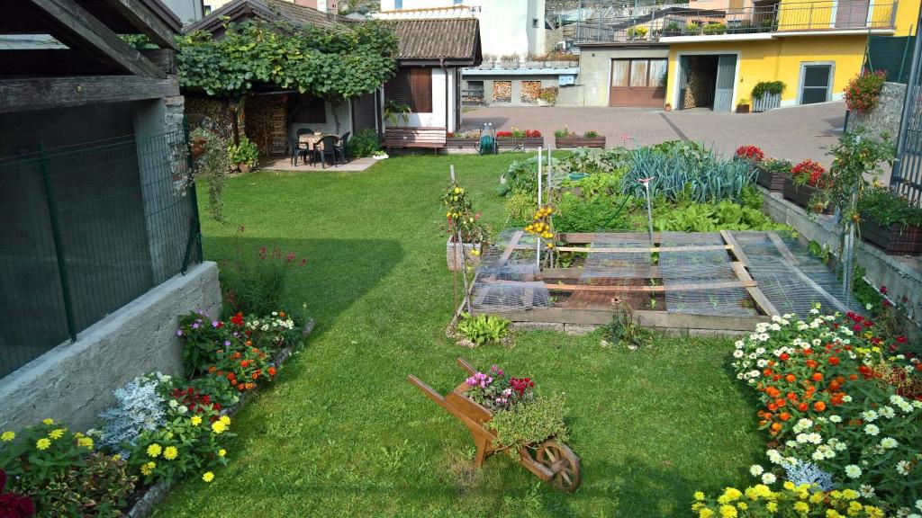 Zahrada ubytování Casa Luca e Cristina