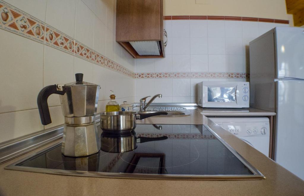 Kuchyň nebo kuchyňský kout v ubytování Casa El Centro
