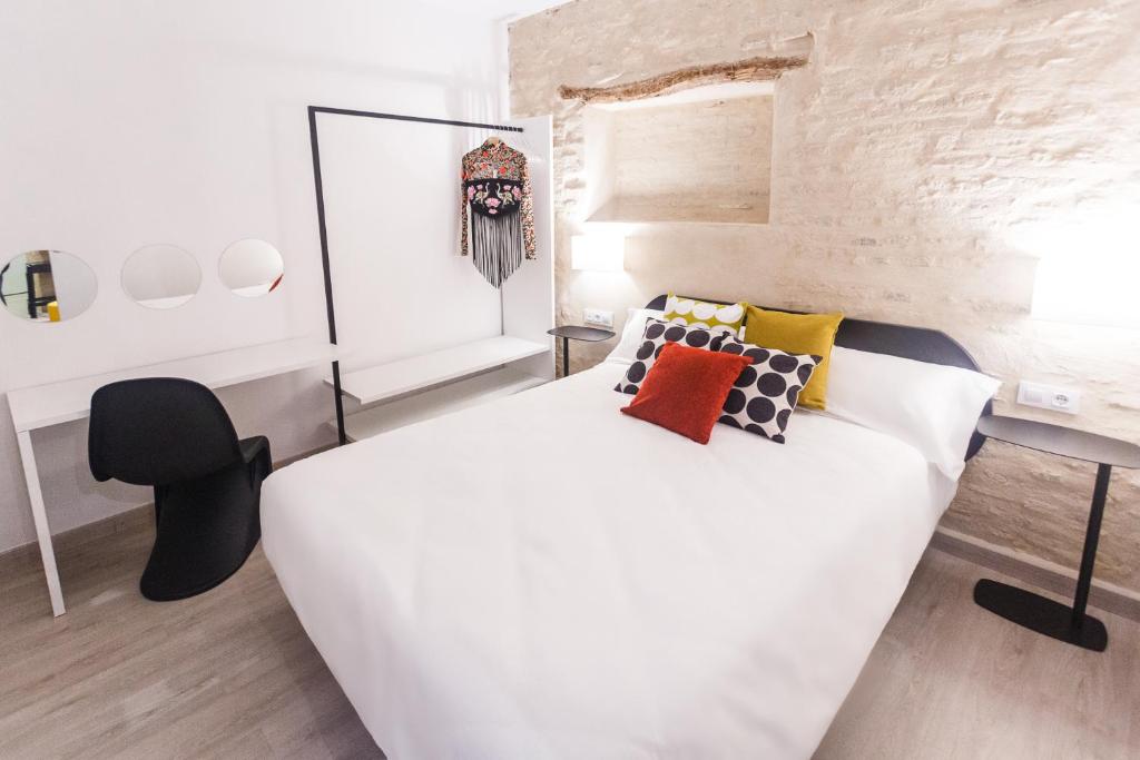 Krevet ili kreveti u jedinici u objektu Sevilla Centro Casa Del Pop