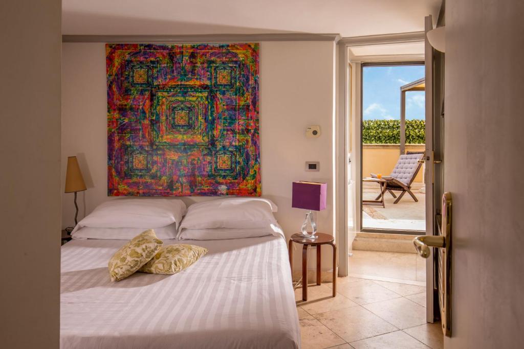 A bed or beds in a room at Lf View