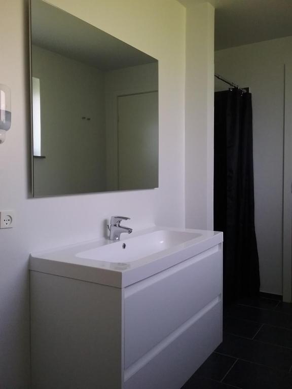 Koupelna v ubytování Hals Hotel ferielejlighed