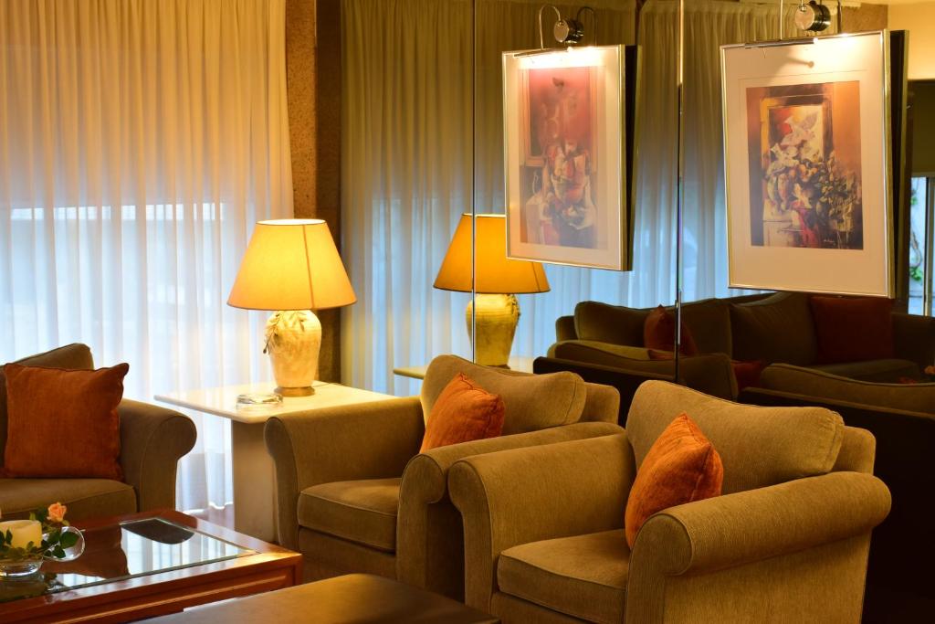 Posezení v ubytování Hotel Galaxias
