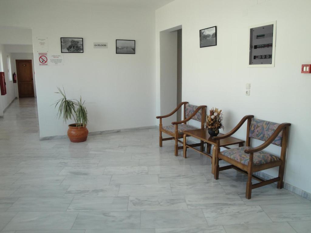 Posezení v ubytování Agrellis Apartments