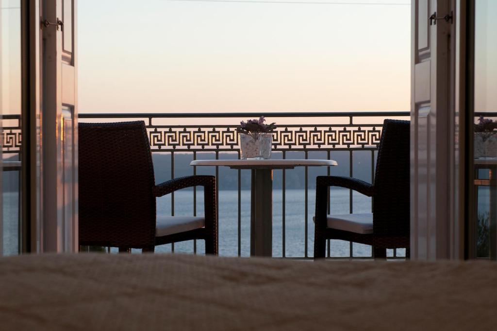 Balkón alebo terasa v ubytovaní Hotel Anezina