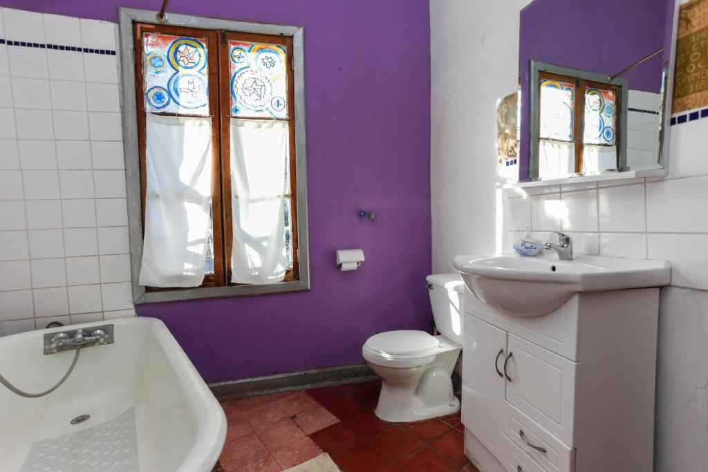 Koupelna v ubytování Hostal Casa Verde Limón