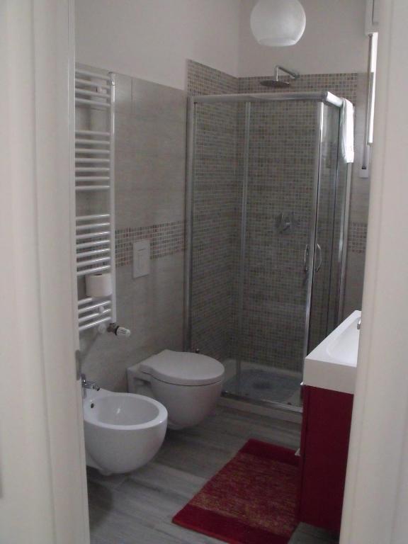 Koupelna v ubytování B&B I Like Matera