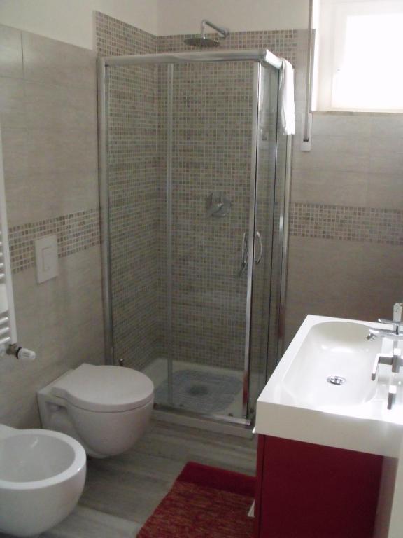Koupelna v ubytování B&B I Like Matera