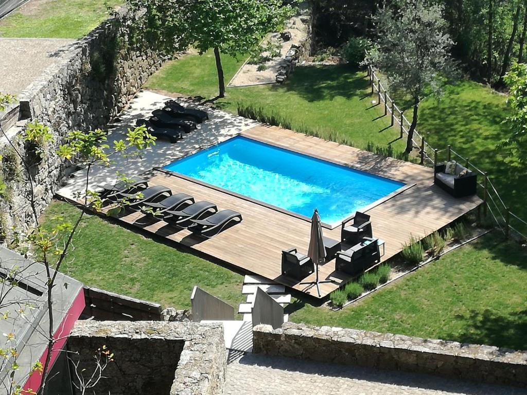 A view of the pool at Casa de Beiral or nearby