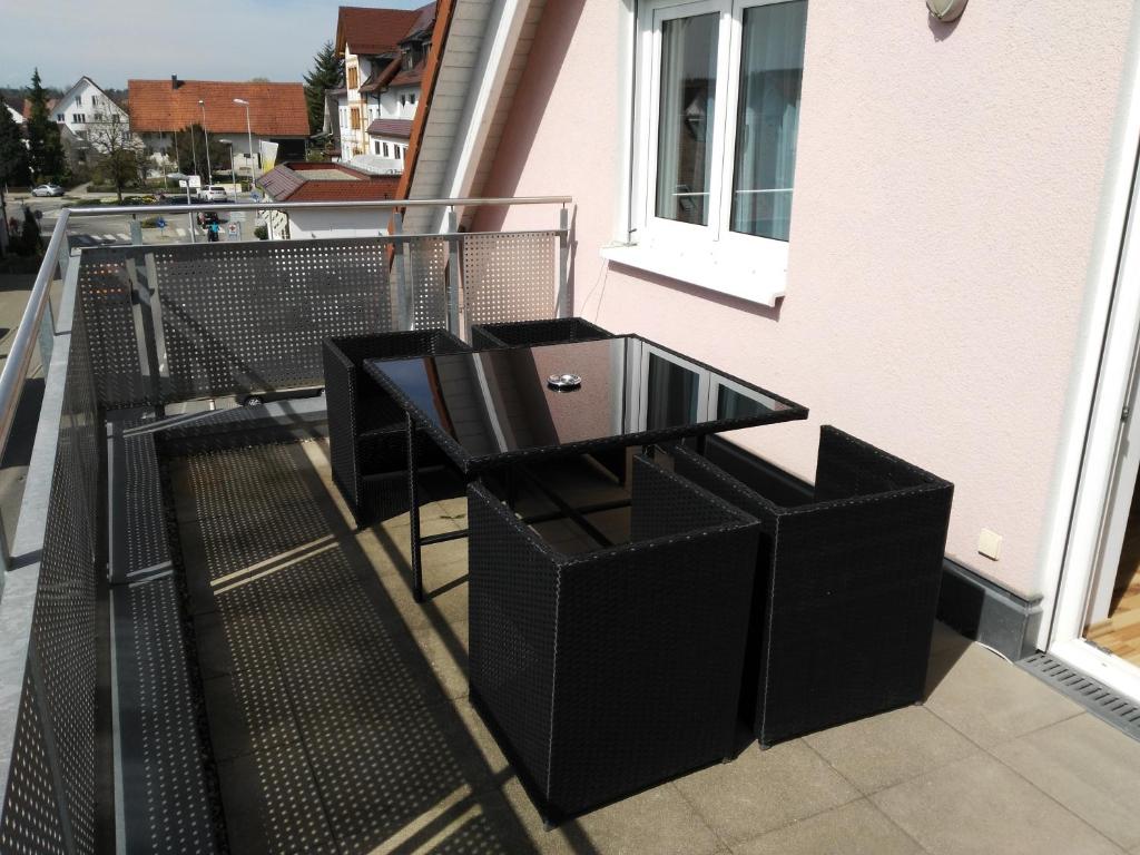 Balkón nebo terasa v ubytování Ferienwohnung Prestige 1
