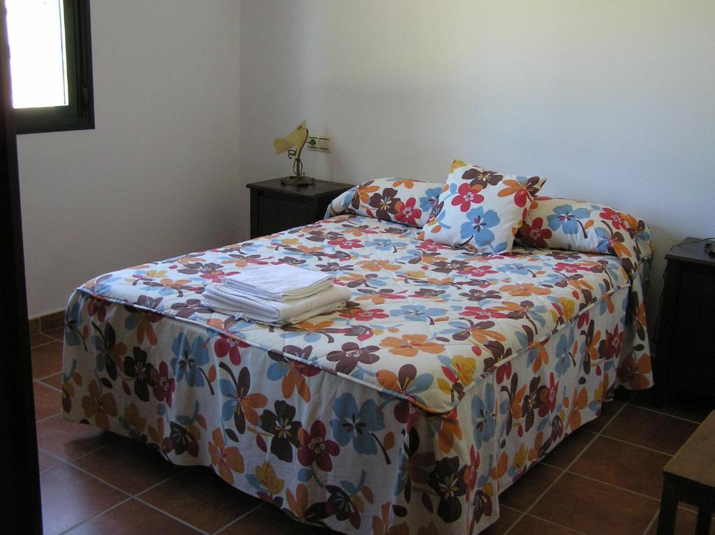 Cama o camas de una habitación en Alojamiento Rural El Chaparral