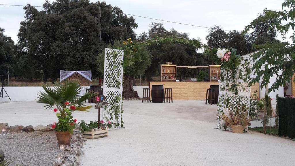 Jardín al aire libre en Alojamiento Rural El Chaparral