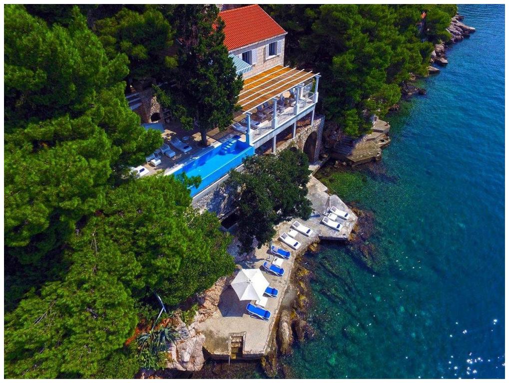 A bird's-eye view of Villa Mey's Place On The Beach