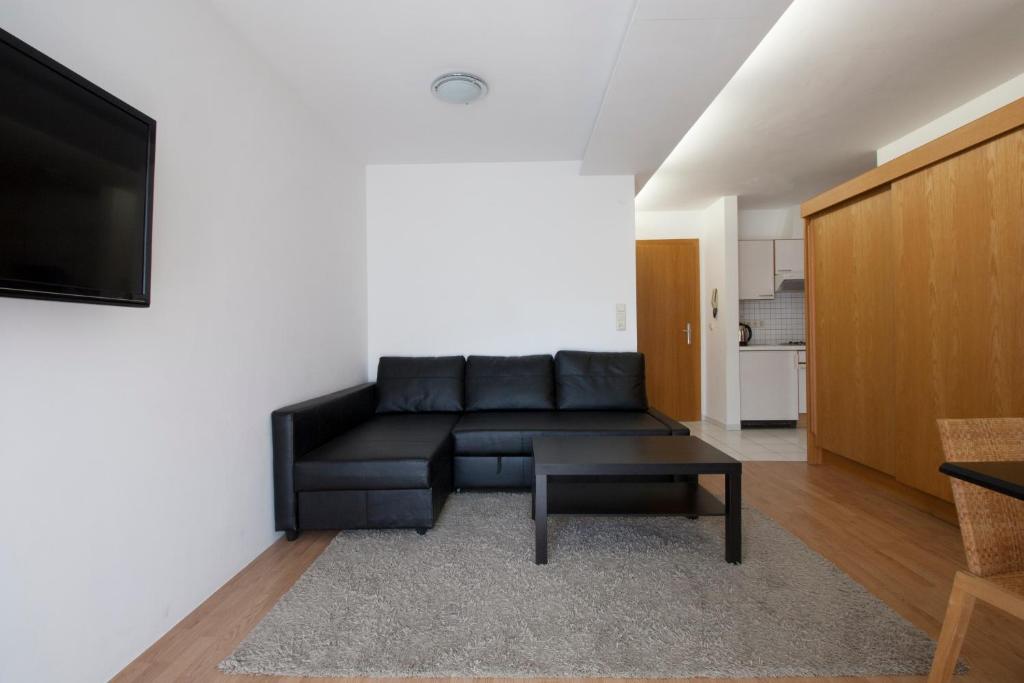 A seating area at Appartements Christophorus