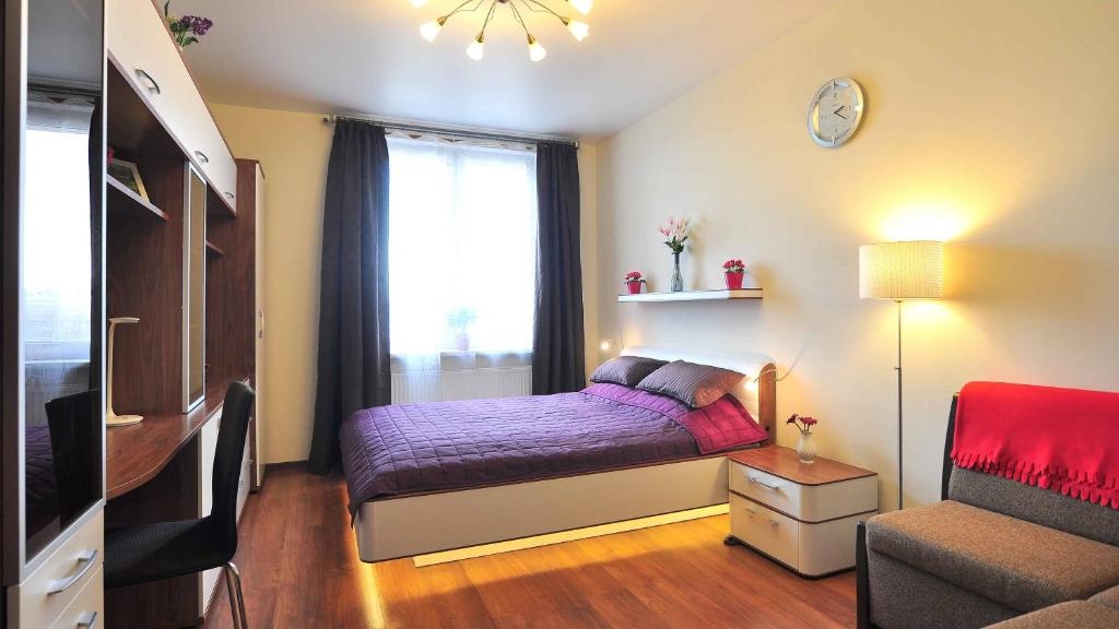 Cama o camas de una habitación en Apartment Evia